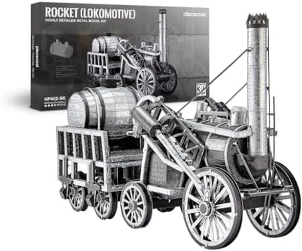 Piececool 3D Metal Puzzles for Adults Rocket Steam Locomotive Model Kits DIY Steam Train Metal Building Kit Crafts for Adults Hobbies Home Decoration Best s
B0F52XVS4R
