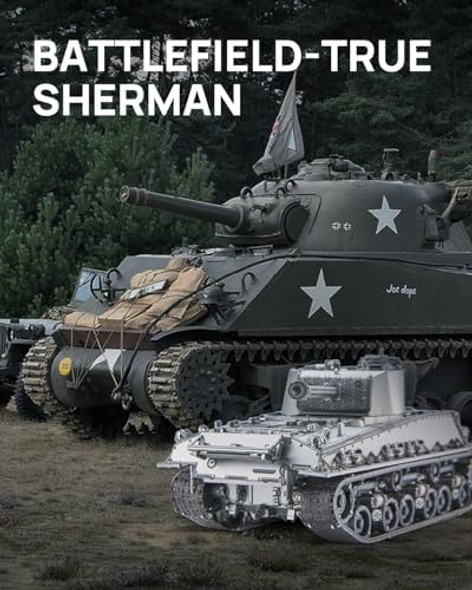 Piececool 3D Metal Puzzles for Adults M4 Sherman Medium Tank Model Kits Military Model Kits to Build DIY Hobbies Home Decoration Best s
B0F98H5LJG