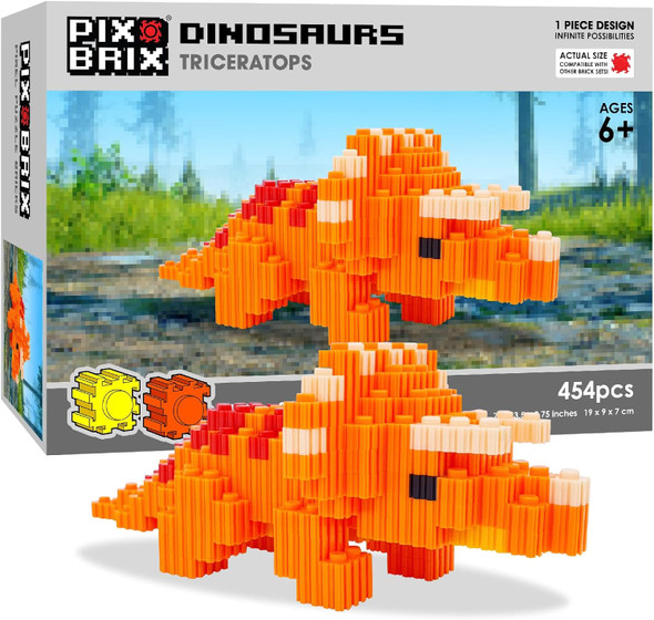 Pix Brix Pix Brix Pixel Art Puzzle Bricks – Dinosaur Series T Rex – Patented Building Brick Set to Recreate Your Favorite Dino Includes 397 Pieces – Create 2D and 3D Builds Without Water Iron or Glue
B09F9V681H