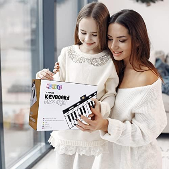 Play22 6 Ft. Floor Piano Mat for Toddlers - 24 Keys Piano Play Mat for Kids - Keyboard Playmat has Record Playback Demo Play Adjustable Vol. - Best Piano for Boys & Girls
B073R2FBWY