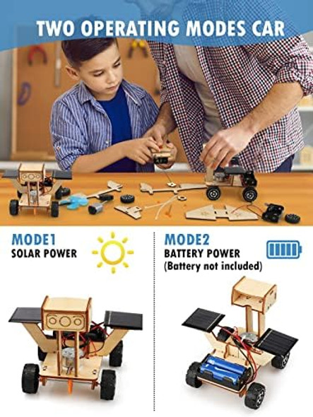 Poraxy STEM Model Car Kits Toys for Boys Age 8-12 5 in 1 Kids Wood Building Kit 8-10 3D Wooden Puzzles Educational Science Crafts Kits Birthday s for 8 9 10 11 12 13 14 Years Old Boys
B09D89XPZ3