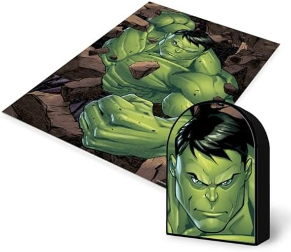 Prime 3D - Marvel Avengers Hulk 3D Jigsaw Puzzle for Adults & Kids 300 Piece Lenticular Game in a Character Shaped Tin Box 12"x18" Challenging Fun Officially Licensed Collectible Superhero 
B0C5RDP5G3