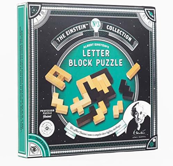 Professor Puzzle The Einstein Collection Letter Blocks - 3D Brain Teaser Puzzles - 12 Brain Teasing Challenges - Professor Puzzle 3D Brain Teaser Puzzles.
B075QNNGGZ Professor Puzzle The Einstein Collection Letter Blocks - 3D Brain Teaser Puzzles - 12 Brain Teasing Challenges - Professor Puzzle 3D Brain Teaser Puzzles.
B075QNNGGZ