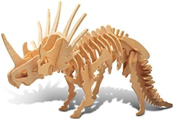 Puzzled 3D Puzzle Styracosaurus Dinosaur Wood Craft Construction Model Kit Educational DIY Wooden Dino Toy Assemble Model Unfinished Crafting Hobby Puzzle to Build & Paint for Decoration 41pc Pack
B000NQI25G