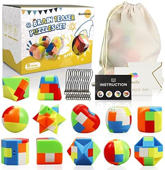 Qumiimet Brain Teaser Puzzles for Kids Teens and Adults 12PcsMind Game Puzzle Set 3D Plastic Unlock Interlock Toy Desk Toys for Office for AdultsSuitable for IQLogic Test Fidgeting and Pastime
B097RRG758 Qumiimet Brain Teaser Puzzles for Kids Teens and Adults 12PcsMind Game Puzzle Set 3D Plastic Unlock Interlock Toy Desk Toys for Office for AdultsSuitable for IQLogic Test Fidgeting and Pastime
B097RRG758