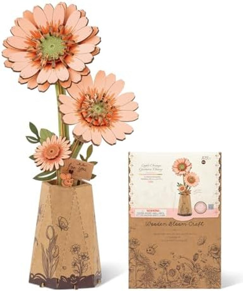 Robotime3D Puzzle Light Orange Gerbera Daisy TW111 DIY Wooden Flower Craft Artificial Flowers Model Kit to Assemble for Adults Home Decoration and Valentine's Day Toy Set
B0FDPYR639 Robotime3D Puzzle Light Orange Gerbera Daisy TW111 DIY Wooden Flower Craft Artificial Flowers Model Kit to Assemble for Adults Home Decoration and Valentine's Day Toy Set
B0FDPYR639