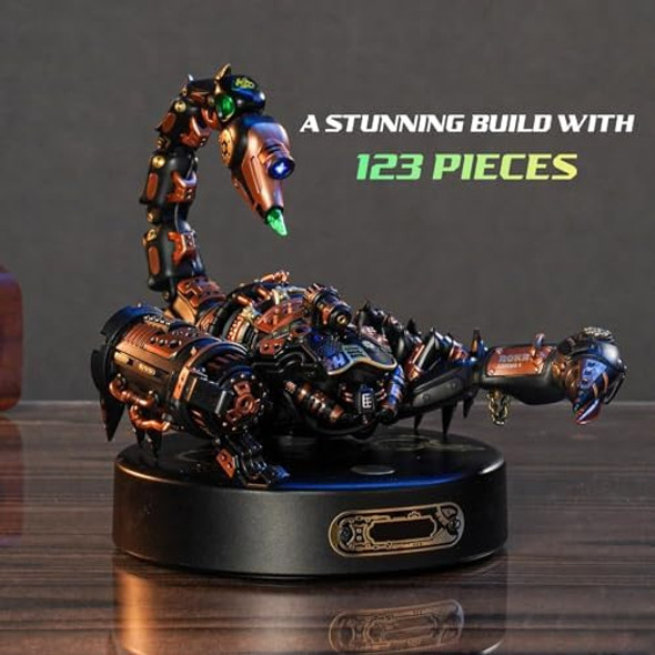 Robotime for Men/Teens/Engineer/Hobbyist - ROBOTIME MI04 Mechanical Plastic Model to Build - Emperor Scorpion Model Kit - 123 Pieces 3D Puzzle
B0CHJR8XJP Robotime for Men/Teens/Engineer/Hobbyist - ROBOTIME MI04 Mechanical Plastic Model to Build - Emperor Scorpion Model Kit - 123 Pieces 3D Puzzle
B0CHJR8XJP