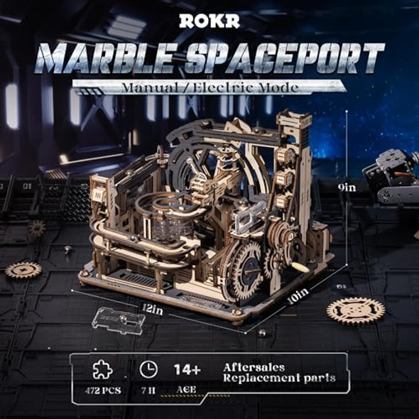 Rokr 3D Puzzles for Adults Electric Model Kits Marble Spaceport LGC01 472pcs Marble Run Brain Teaser Wooden Puzzles Building Toy Desk Decor Creative Birthday s for Men/Women 14+
B0CYZYT8Z7 Rokr 3D Puzzles for Adults Electric Model Kits Marble Spaceport LGC01 472pcs Marble Run Brain Teaser Wooden Puzzles Building Toy Desk Decor Creative Birthday s for Men/Women 14+
B0CYZYT8Z7