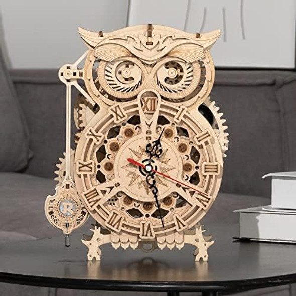 Rokr 3D Wooden Puzzles for Adults Mechanical Clock Kits - Owl Clock DIY Model Building Kits Educational Brain Teaser Puzzles Crafts/Hobbies/s Desk Decor for Teens
B08HGLZMYV