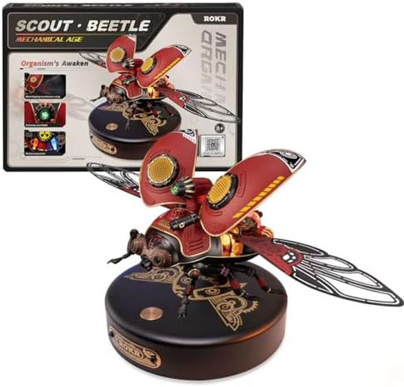 Rokr 3D Metal Model Kit - Scout Beetle 147PCS 3D Metal Puzzle Electric Mechanical Plastic Building Hobby Kit for Adults/Boys/Girls
B0BBPXYLYM Rokr 3D Metal Model Kit - Scout Beetle 147PCS 3D Metal Puzzle Electric Mechanical Plastic Building Hobby Kit for Adults/Boys/Girls
B0BBPXYLYM