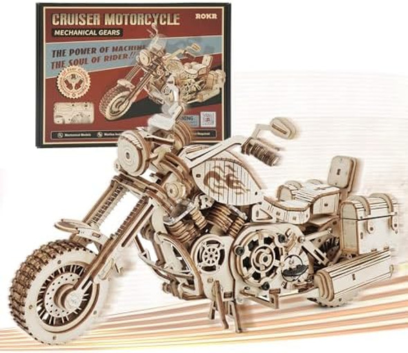 Rokr 3D Wooden Motorcycle Puzzle-1:8 Scale Wood Model Motorcycle Kits to Build for Adults
B09HB7RDPC Rokr 3D Wooden Motorcycle Puzzle-1:8 Scale Wood Model Motorcycle Kits to Build for Adults
B09HB7RDPC