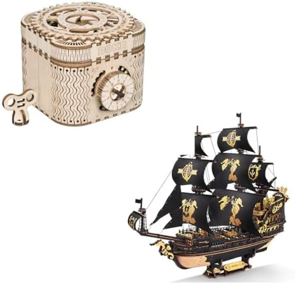 Rokr 3D Wooden Puzzle Password Box+ROKR Seahorse Barque 3D Wooden Puzzle for Adult
B0F6D3Q79K Rokr 3D Wooden Puzzle Password Box+ROKR Seahorse Barque 3D Wooden Puzzle for Adult
B0F6D3Q79K