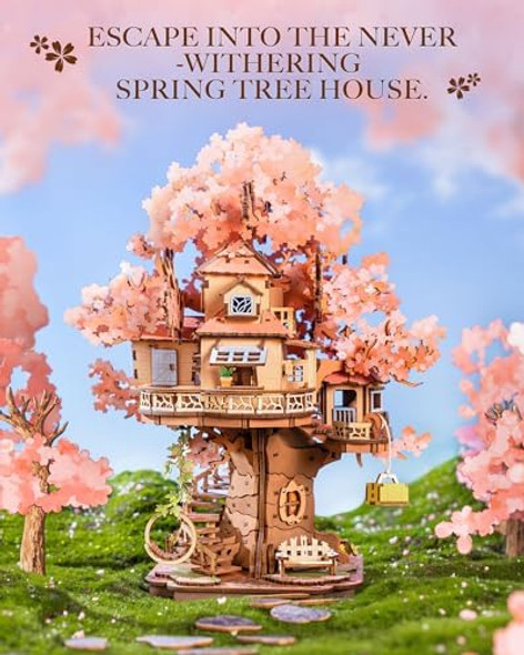 Rolife DIY Miniature House Kits Sakura Tree House 12" 3D Wooden Puzzles for Adults Japanese Cherry Blossom Model Building Kit Bonsai Craft Home Decor s for Teens Family
B0F8NS2XFT Rolife DIY Miniature House Kits Sakura Tree House 12" 3D Wooden Puzzles for Adults Japanese Cherry Blossom Model Building Kit Bonsai Craft Home Decor s for Teens Family
B0F8NS2XFT