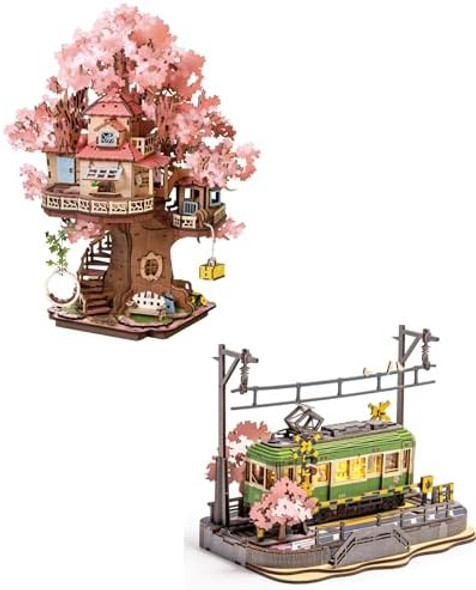Rolife 3D Wooden Puzzles for Adults-Sakura Journey Tram+Cherry Blossom Bonsai Tree Plants
B0FJ1Y7RKC Rolife 3D Wooden Puzzles for Adults-Sakura Journey Tram+Cherry Blossom Bonsai Tree Plants
B0FJ1Y7RKC