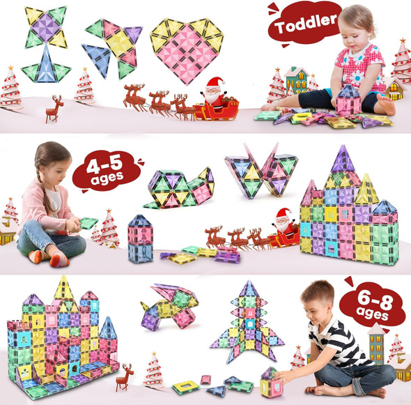 Romds Magnetic Tiles Magnetic Building Blocks for Kids Ages 3+ and STEM Magnet Toys Clear Magnet 3D Blocks Construction Playboards for Boys & Girls Sensory Play for Preschool Learning(120 pcs)
B0DKXFDHMN Romds Magnetic Tiles Magnetic Building Blocks for Kids Ages 3+ and STEM Magnet Toys Clear Magnet 3D Blocks Construction Playboards for Boys & Girls Sensory Play for Preschool Learning(120 pcs)
B0DKXFDHMN