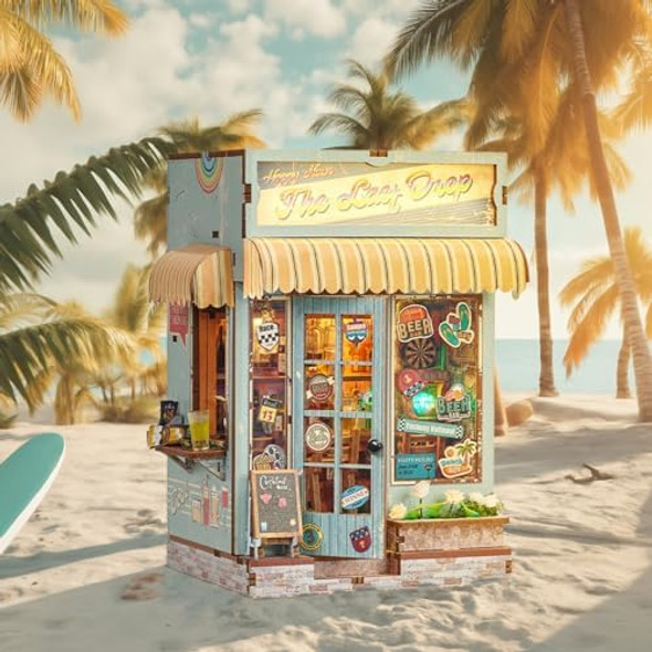 Sagiterra Book Nook Kit，DIY Miniature Dollhouse Kit for Adults and Teens，3D Wooden Tiny House for Family and Friends，Bookshelf Decor in Halloween/Christmas (Blue Blossomary Atelier)
B0FHKGK4G2