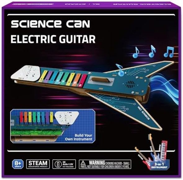 Science Can Science Can Science Kit for Kids Age 8-12 DIY Electronics Guitar Stem Kits 3D Wooden Puzzles Building Own Musical Instruments Great s Stem Toys for Ages 8-13 Boys & Girls
B0F47PCBWT Science Can Science Can Science Kit for Kids Age 8-12 DIY Electronics Guitar Stem Kits 3D Wooden Puzzles Building Own Musical Instruments Great s Stem Toys for Ages 8-13 Boys & Girls
B0F47PCBWT