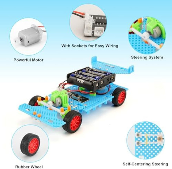 Sciensta STEM Kits for Kids Age 10-12 Building Remote Control Car Model Car Kits s for Boys 10-16 3D Puzzles Science Educational Crafts Toys for 10 11 12 13 14 Year Old Boys and Girls
B0DBZ76QJJ