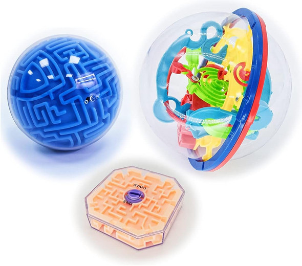 Sobiva 3D Puzzle Game Ball and Mini Cube 3D Maze Ball Brain Teaser Puzzles Sphere Globe Game and Training Labyrinth Toy s for Kids Educational Toy
B09G6T27SH Sobiva 3D Puzzle Game Ball and Mini Cube 3D Maze Ball Brain Teaser Puzzles Sphere Globe Game and Training Labyrinth Toy s for Kids Educational Toy
B09G6T27SH