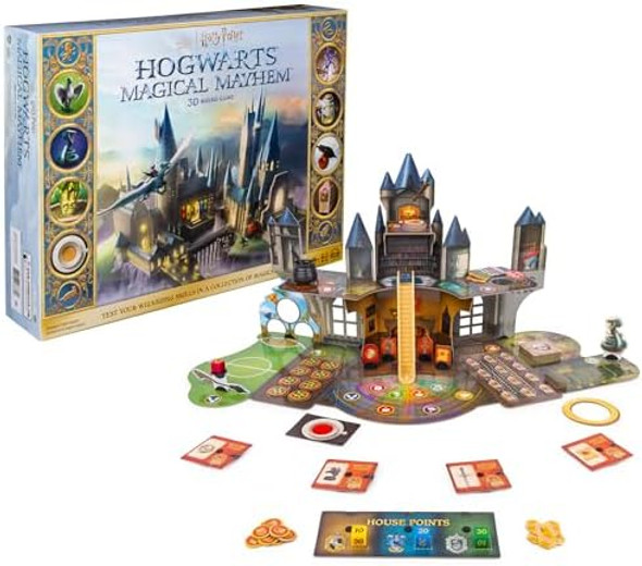 Spin Master Games Wizarding World Hogwarts Magical Mayhem 3D Board Game Harry Potter Game for Families Adults & Kids Ages 8 and up
B09NF7LTGS