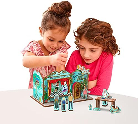 Storytime Toys Pinocchio's Puppet Theater 3D Puzzle - Book and Toy Set - 3 in 1 - Book Build and Play
B09HN6QVYQ