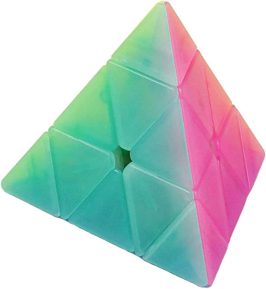 Tanch QIYI Jelly Pyramid Speed Cube 3X3 Transparent Triangle Magic Cube Puzzle Toy Colorful
B07NQNLM7B