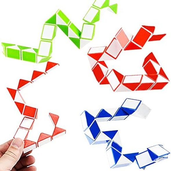The Dreidel Company The Dreidel Company Snake Cube Twist Puzzle Magic Snake Sensory Toys Collection Brain Teaser Party Favors Game Goodie Bags Fillers for Kids Adults Teens 3.25" x 2.25" (3-Pack)
B09QS1H778