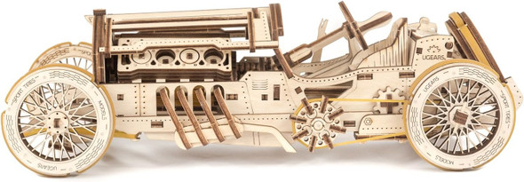 Ugears U-9 Grand Prix Car - 3D Wooden Puzzles for Adults Racing Model Car Kit - Early Formula One Building Set with Working V8 Engine - 3D Wooden Model Kits for Adults to Build for Birthday - 348 Pcs
B077RYYYQY