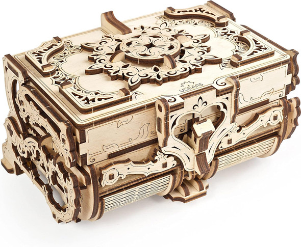 Ugears 3D Wooden Puzzles Box - 3D Puzzle Antique Wooden Box Wooden Model Kits for Adults - Laser-Cut Mechanical Model Construction Kit
B07Y9CYVJV Ugears 3D Wooden Puzzles Box - 3D Puzzle Antique Wooden Box Wooden Model Kits for Adults - Laser-Cut Mechanical Model Construction Kit
B07Y9CYVJV