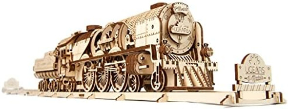 Ugears 3D Puzzles for Adults - V-Express Steam Train with Tender Idea- 3D Wooden Puzzle Model Kits for Adults and Teens Building Kit Wooden Model Kits
B07H4FN8TQ