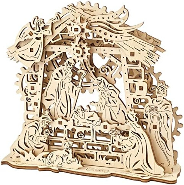 Ugears Nativity Scene - Mechanical Puzzle 3D - Self Assembly Woodcraft Construction Kits - Wooden Nativity Set - Christmas Puzzles for Kids - Christmas DIY Decorations - Crafts on Idea
B08K8PB63M