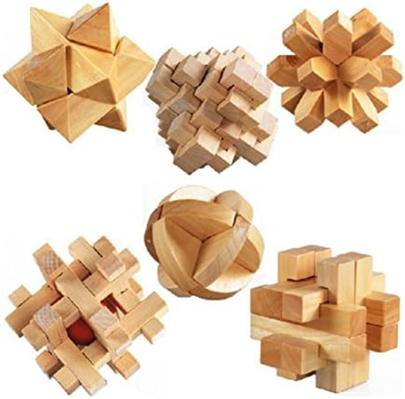 Ult-Unite 3D Wooden Cube Brain Teaser Puzzle
B011TZVE40