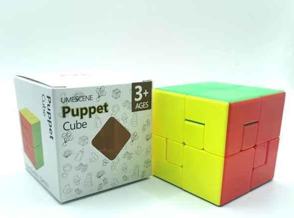 Umescene 3x3 Puppet Speed Cube 3x3 Bandage Magic Cube Brain Teaser Puzzle Toys Limited Rotation Creative Cube (Version 1)
B08S76J2Q2 Umescene 3x3 Puppet Speed Cube 3x3 Bandage Magic Cube Brain Teaser Puzzle Toys Limited Rotation Creative Cube (Version 1)
B08S76J2Q2