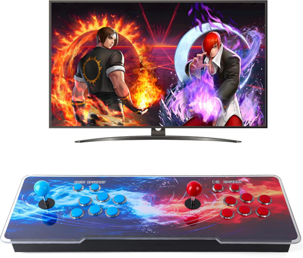 Umierke 【10000 3D Games in 1】 Pandora Box Arcade Console – Retro Video Game Machine with Dual Joysticks 3D System 4-Player Support HDMI/VGA Compatible Save & Search Features (3D 10000 Games)
B0F5HTV6JX