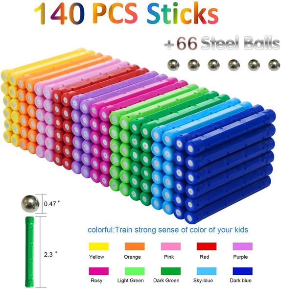 Veatree 206Pcs 2.28" Magnetic Building Sticks Blocks Magnet Educational STEM Toys for Kids and Adult 3D Puzzle with Storage Bag
B07BQDP9FH Veatree 206Pcs 2.28" Magnetic Building Sticks Blocks Magnet Educational STEM Toys for Kids and Adult 3D Puzzle with Storage Bag
B07BQDP9FH