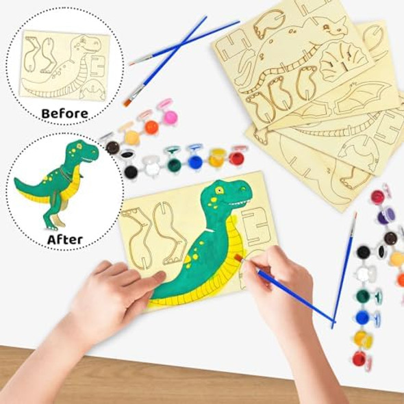 Vileafy Vileafy Wooden Dinosaur Crafts for Kids Ages 4-8 3D DIY Painting Kit with 6 Dinosaurs Brushes & Paint -Arts and Crafts for Kids Fun Preschool Activity and for Boys and Girls
B0FJ8PQSNZ Vileafy Vileafy Wooden Dinosaur Crafts for Kids Ages 4-8 3D DIY Painting Kit with 6 Dinosaurs Brushes & Paint -Arts and Crafts for Kids Fun Preschool Activity and for Boys and Girls
B0FJ8PQSNZ