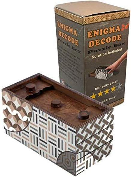 Winshare Puzzles And Games Enigma Decode Secret Puzzle Box - Money and Card Holder in a Wood Magic Trick Lock with Two Compartments Brainteaser
B07SQBKH55 Winshare Puzzles And Games Enigma Decode Secret Puzzle Box - Money and Card Holder in a Wood Magic Trick Lock with Two Compartments Brainteaser
B07SQBKH55