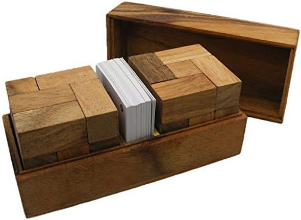 Winshare Puzzles And Games Double Soma Cube with Playing Cards - Wooden Puzzle Game Brain Teaser
B01IC2LUF6