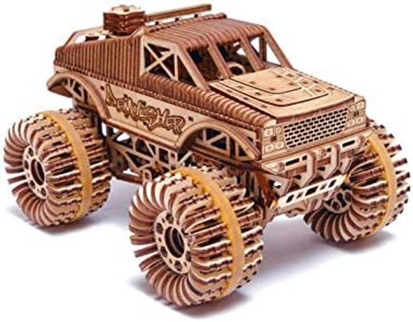 Wood Trick Monster Pickup Truck Car 3D Wooden Puzzle - Rides up to 18 feet - 8.3x6.3 in - Model Truck Kit to Build for Adults and Kids
B08M8GRYFD