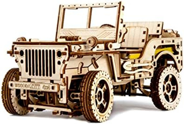 Wooden.City 4x4 Jeep Willys 3D Puzzles for Adults – 571-Piece Mechanical Off-Road Car Model with Rubber Band Motor 12-Hour DIY Wooden Model Kit Natural Wood for Adults & Teens
B076Q85NTQ
