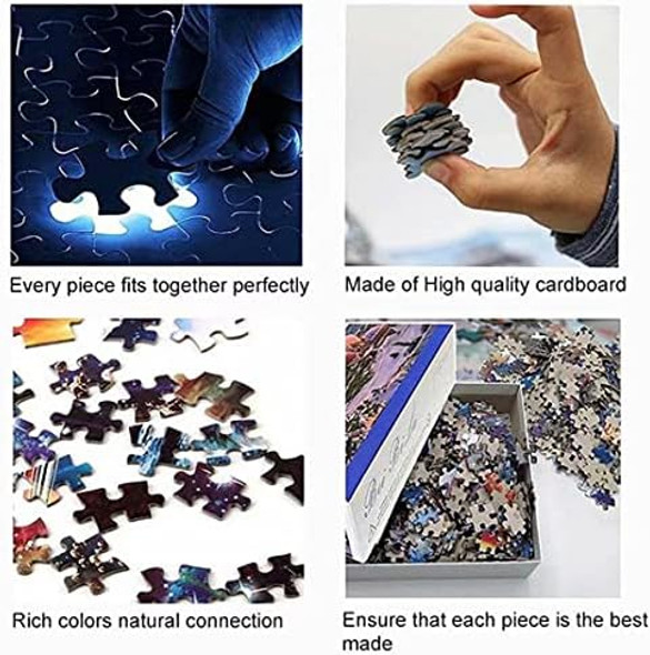 Wzvzgz 1000 Pieces of Puzzle-Hummingbird and Purple Iris-Adult Puzzles Children's Educational Toys Home Kitchen Living Room Bedroom Decoration Colorful Puzzles Educational Games
B098XHBKD8