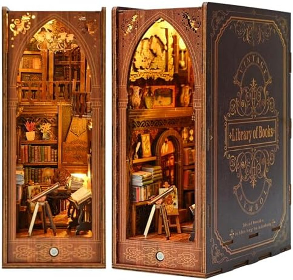 Yedaery Yedaery DIY Book Nook Kit3D Wooden Puzzle Library Model Bookshelf Kit with Miniature LandscapeHome Decorative Immersive Scene Books Ornaments with Sensor Light Tiny Model House for Adults to Build
B0CL92TKBJ Yedaery Yedaery DIY Book Nook Kit3D Wooden Puzzle Library Model Bookshelf Kit with Miniature LandscapeHome Decorative Immersive Scene Books Ornaments with Sensor Light Tiny Model House for Adults to Build
B0CL92TKBJ