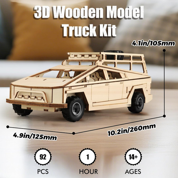 Yerba Mate 3D Wooden Puzzles for Adults - Brain Teaser Wooden 3D Puzzle Truck for Kids and Adults to Build - Ideal Model Car Kits for Craft and Car Lovers on Christmas (Pickup Truck Kit)
B0F2MB5L33 Yerba Mate 3D Wooden Puzzles for Adults - Brain Teaser Wooden 3D Puzzle Truck for Kids and Adults to Build - Ideal Model Car Kits for Craft and Car Lovers on Christmas (Pickup Truck Kit)
B0F2MB5L33