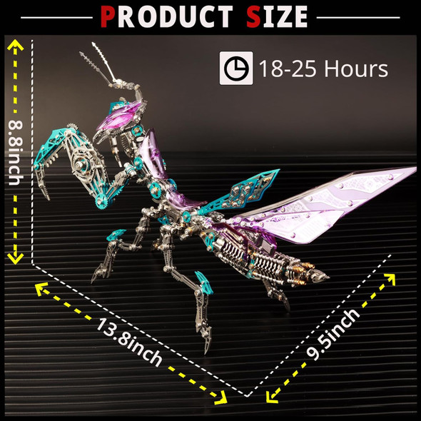 Yuezudpo 3D Metal Puzzle 1000 Pieces DIY Mechanical Building Kit for Adults Difficult Model Kit for Men Women Birthday Christmas (Purple)
B0CSF9F4JG Yuezudpo 3D Metal Puzzle 1000 Pieces DIY Mechanical Building Kit for Adults Difficult Model Kit for Men Women Birthday Christmas (Purple)
B0CSF9F4JG