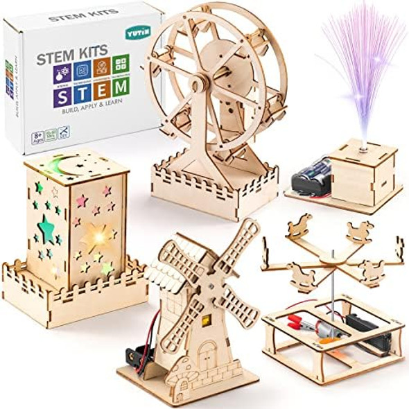 Yutin Yutin 5 Individual STEM Science Kits for Kids Wood Arts and Craft Kits STEM Toys for Boys Girls Age 8-12 5-7 8 10 12 13 14 Idea 3D Puzzles Building Engineering Model Set
B0B1HZHZ66 Yutin Yutin 5 Individual STEM Science Kits for Kids Wood Arts and Craft Kits STEM Toys for Boys Girls Age 8-12 5-7 8 10 12 13 14 Idea 3D Puzzles Building Engineering Model Set
B0B1HZHZ66
