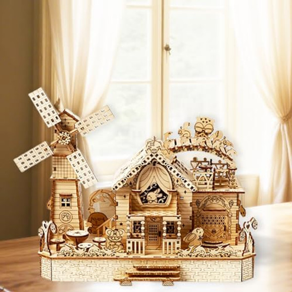 Zamtzax 3D Wooden Puzzle Cottage with Rotating Windmill – DIY Mechanical Model Kit with Animal Miniatures Creative & Home Decor for Adults & Teens
B0FC5SMS41 Zamtzax 3D Wooden Puzzle Cottage with Rotating Windmill – DIY Mechanical Model Kit with Animal Miniatures Creative & Home Decor for Adults & Teens
B0FC5SMS41