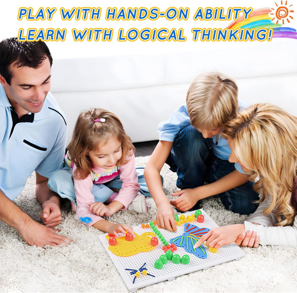 Zozoplay ZOZOPLAY 368Pcs Mosaic Puzzle Kid Toy Mushroom Nails Pegboard with 8 Assembly Drawing Arts and Crafts Creative Educational Learning Toy DIY Peg Puzzle Toys 3D Games for Kids Children Age 3+
B0C2V3Z5BN Zozoplay ZOZOPLAY 368Pcs Mosaic Puzzle Kid Toy Mushroom Nails Pegboard with 8 Assembly Drawing Arts and Crafts Creative Educational Learning Toy DIY Peg Puzzle Toys 3D Games for Kids Children Age 3+
B0C2V3Z5BN