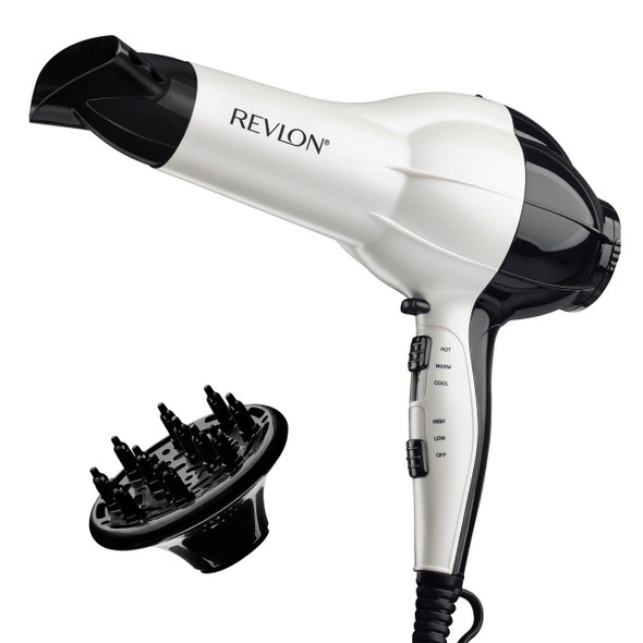 Revlon 1875W Shine Boosting Hair Dryer Smooth Blowouts and Volume Revlon 1875W Shine Boosting Hair Dryer Smooth Blowouts and Volume