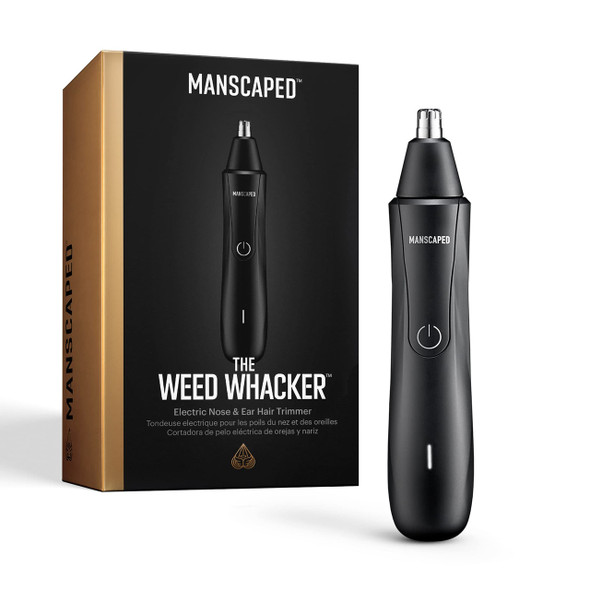 Manscaped The Weed Whacker Nose And Ear Hair Trimmer – 9,000 Rpm Precision Tool With Rechargeable Battery Wet/Dry Easy To Clean Hypoallergenic Stainless Steel Replaceable Blade