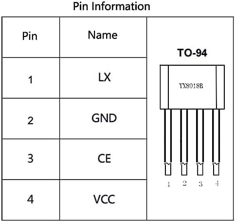 50Pcs Yx8018 1.2V 30Ma Solar Lawn Light Control Chip Led Driver Solar Garden Light Transistor To-94 Electronic Component